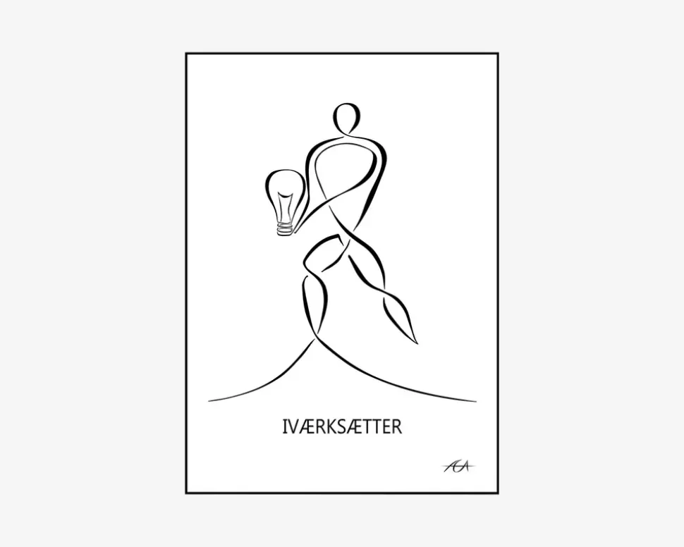 A3 Plakat Iværksætter