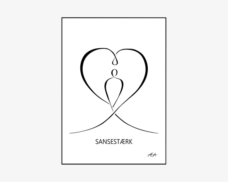 A3 Plakat Sansestærk