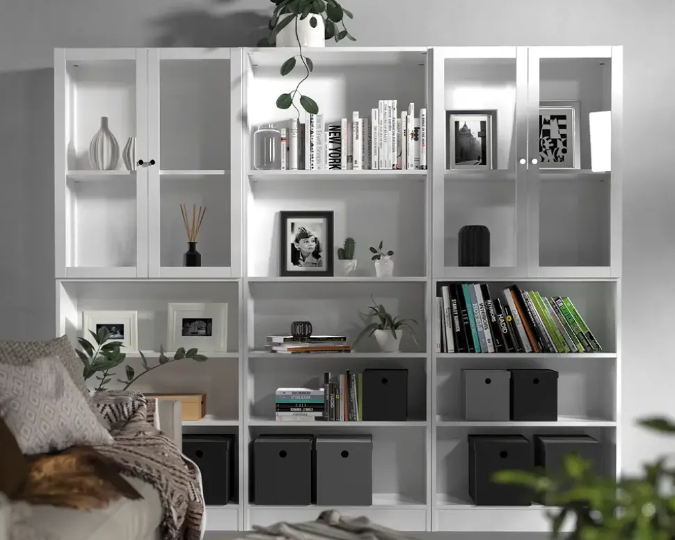 Bogreol Basic Hvid