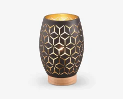 Bordlampe Bidar Sort H.21,5 cm