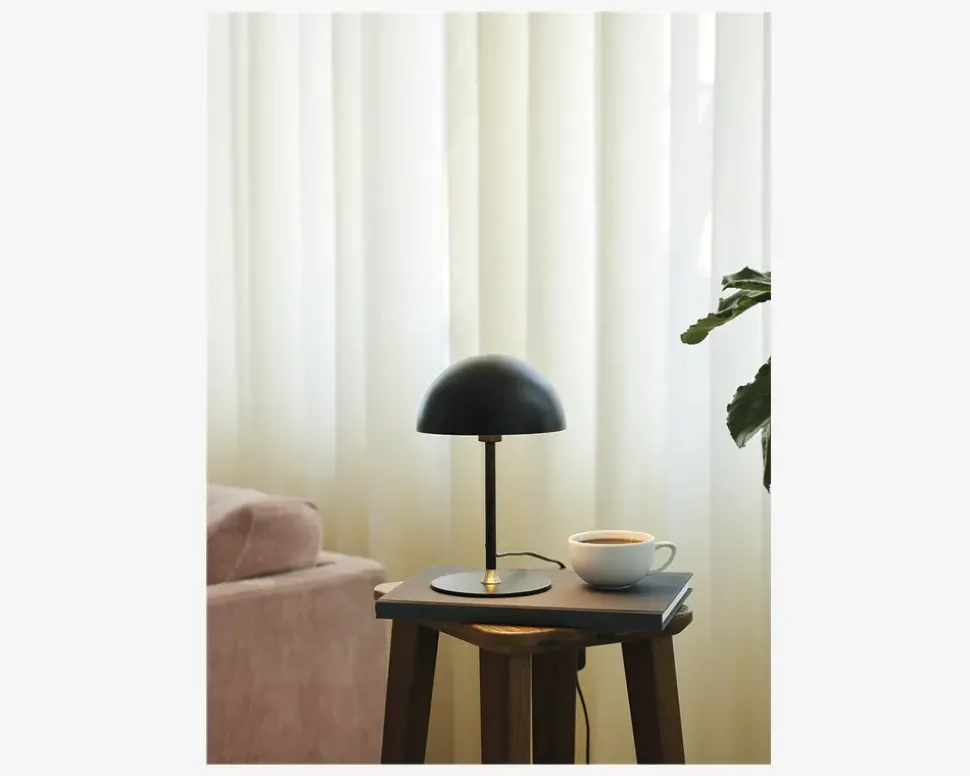 Bordlampe Boogie mat sort H.25 cm