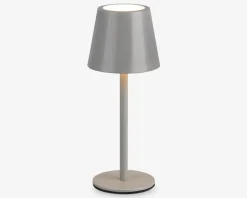 Bordlampe Diaz grå H.21 cm