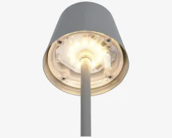 Bordlampe Diaz grå H.21 cm