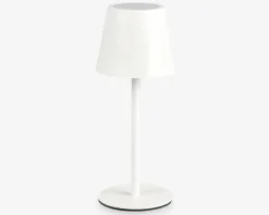 Bordlampe Diaz mat hvid H.21 cm