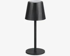 Bordlampe Diaz mat sort H.21 cm