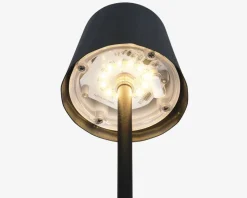 Bordlampe Diaz mat sort H.21 cm