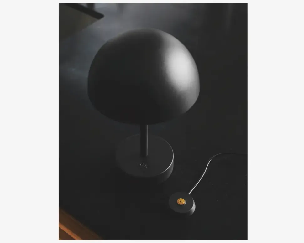 Bordlampe Ellen batteri sort
