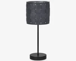Bordlampe filt vævet grå H.40,5 cm