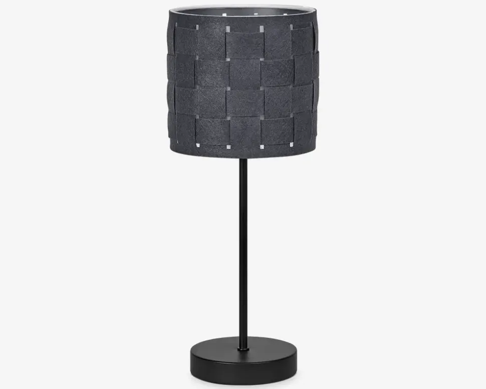 Bordlampe filt vævet grå H.40,5 cm
