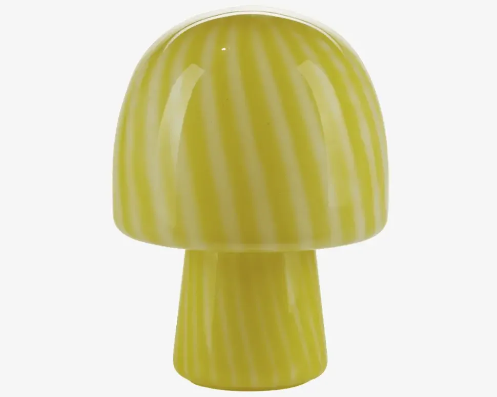 Bordlampe Funghi Gul H.27 cm