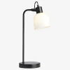 Bordlampe Glow sort/opal H.43 cm