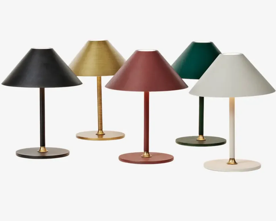 Bordlampe Hygge antik messing H. 25 cm