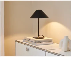 Bordlampe Hygge sort H. 35 cm