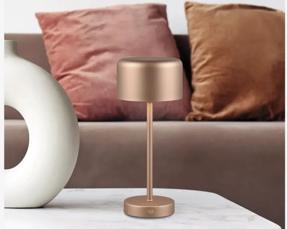 Bordlampe Jeff coffee H.30 cm