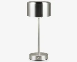 Bordlampe Jeff nikkel H.30 cm