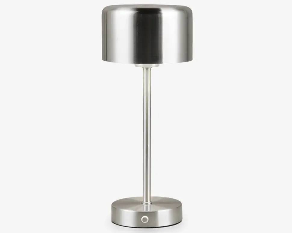 Bordlampe Jeff nikkel H.30 cm