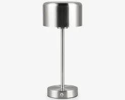 Bordlampe Jeff nikkel H.30 cm