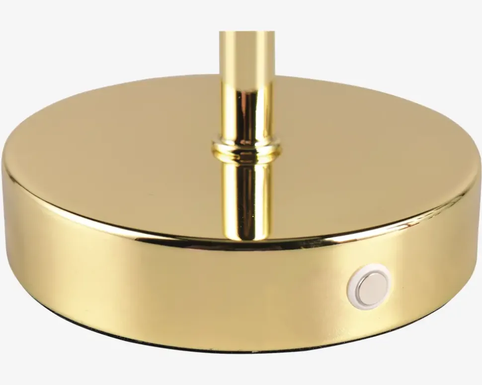 Bordlampe Jeff poleret messing H.30 cm