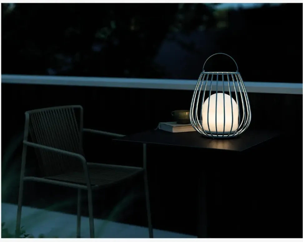 Bordlampe Jim To-Go Grå Ø.28 cm