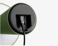 Bordlampe Move Me olivengrøn LED H.21,5 cm