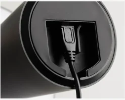 Bordlampe Move Me sort LED H.21,5 cm