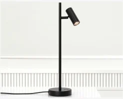 Bordlampe Omari Sort H.40 cm
