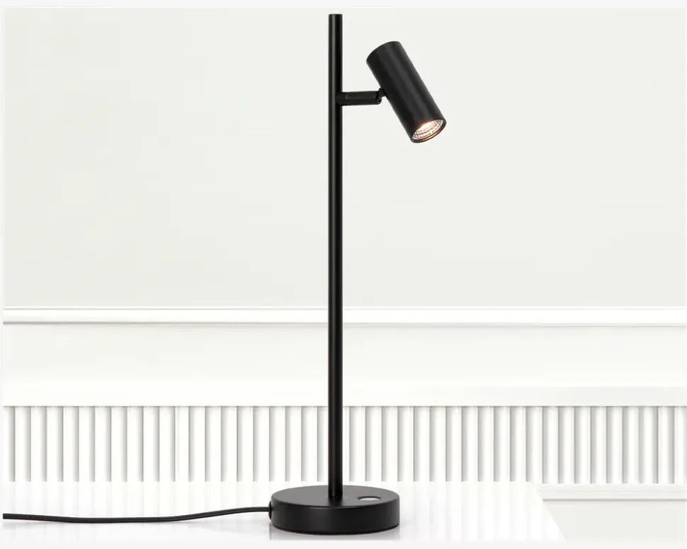 Bordlampe Omari Sort H.40 cm