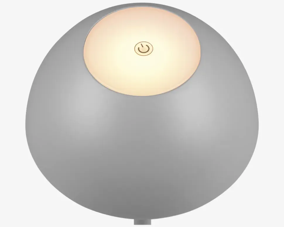 Bordlampe Ricardo grå H.30 cm