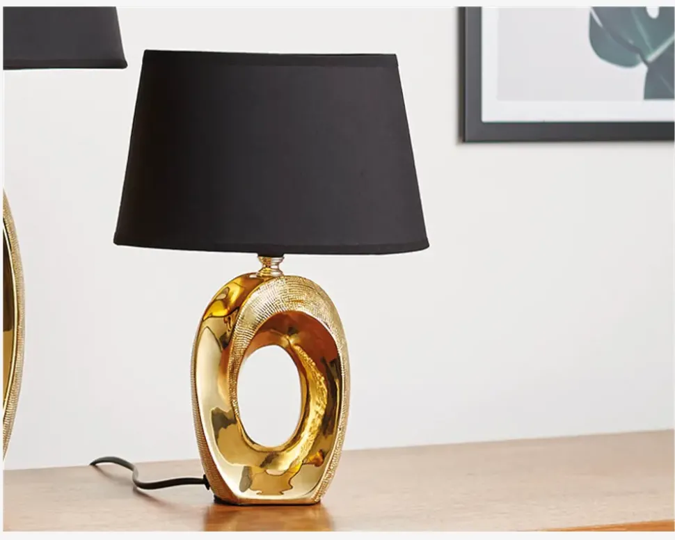 Bordlampe Taba Guld H.33 cm