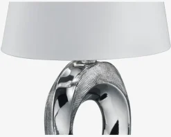 Bordlampe Taba Sølv H.33 cm