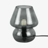 Bordlampe Vintage Grå H.18 cm