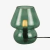 Bordlampe Vintage Grøn H.18 cm