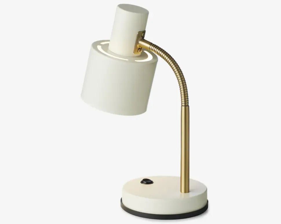 Bordlampe Vogue creme H.31 cm