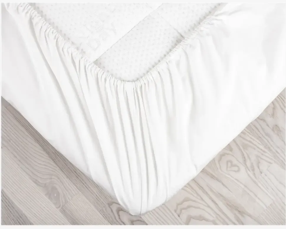 Boxlagen Percale Hvid 140x200 cm