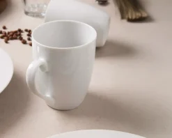 Café krus hvid 30 cl 4 stk.
