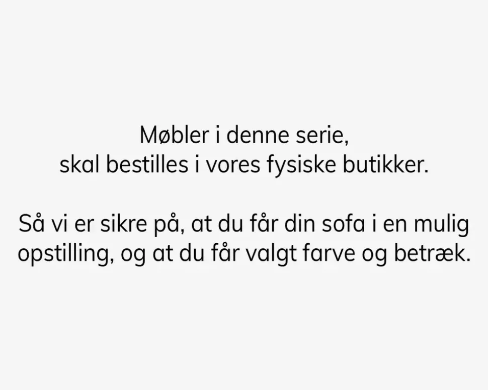 Choise Living Chaiselong Modul Stofgr. 1