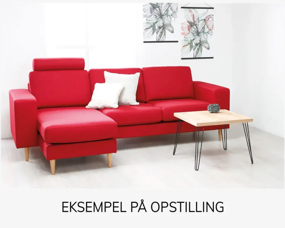 Choise Living Hjørnemodul m/Forkant Stofgr. 1