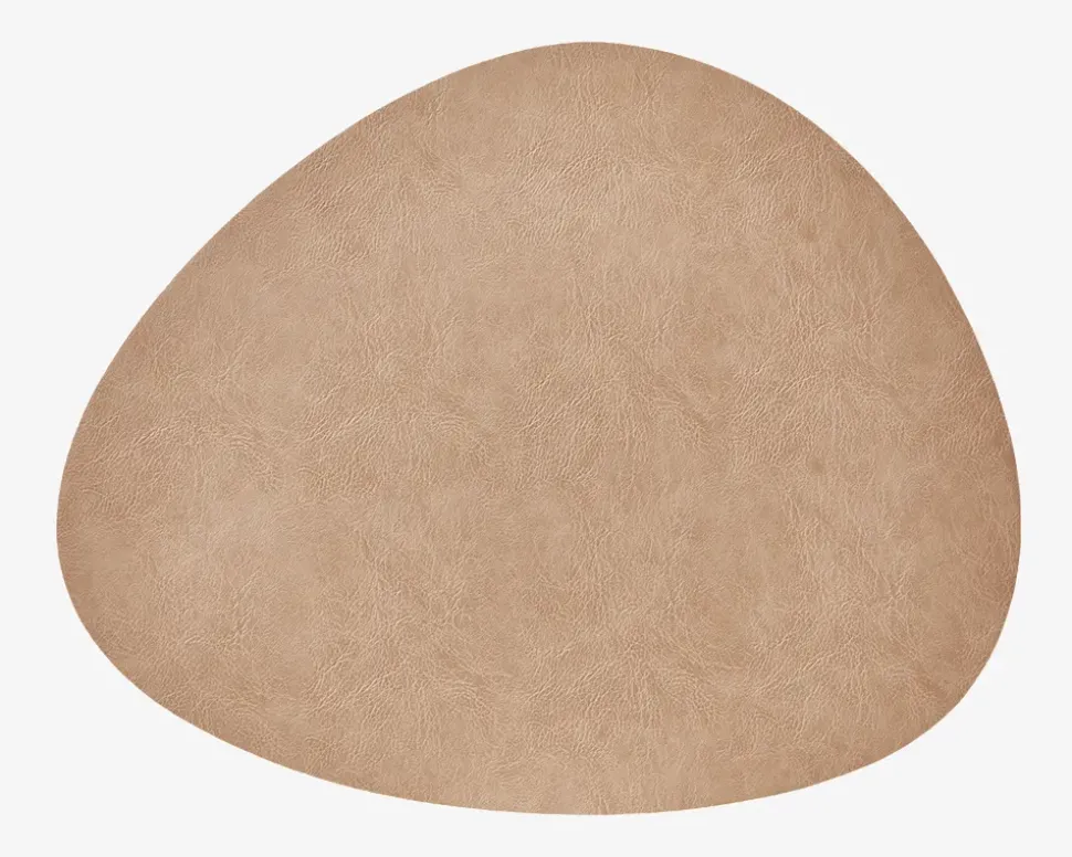 Dækkeserviet Curve Strukt Coral 41x33 cm
