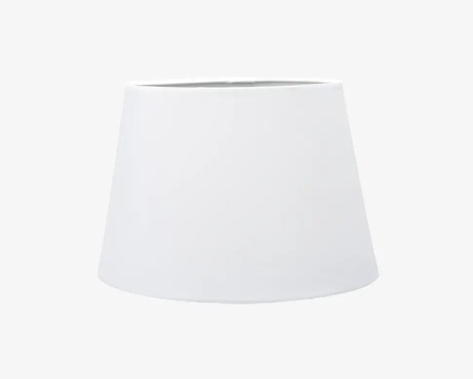 Drum Skærm H. 17 cm Hvid