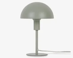 Ellen mini bordlampe støvet grøn H.25 cm