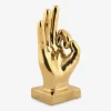 Figur perfekt guldfarvet H.21 cm