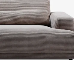 Flyder sofa med bredriflet fløjl