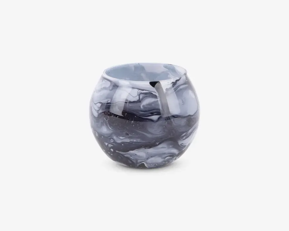 Fyrfadsstage votive blended small grå Ø.8 cm