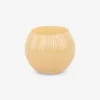 Fyrfadsstage votive ribbed small glas Ø.9 cm