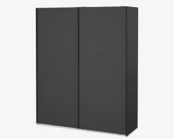 Garderobeskab Case grå B. 179 x H. 221 cm
