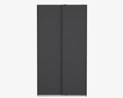 Garderobeskab Case grå B. 119 x H. 221 cm