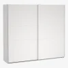 Garderobeskab Case hvid B. 244 x H. 221 cm