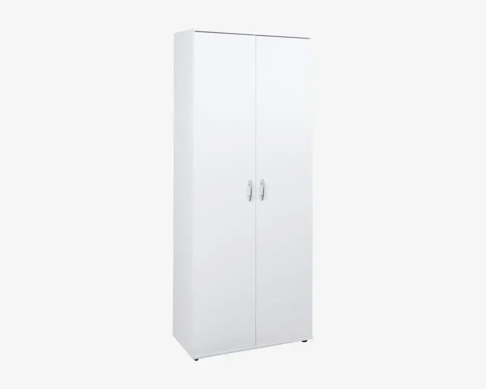 Garderobeskab m. 2 låger