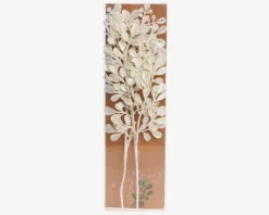 Gren Hvid Glitter 2stk H.30cm