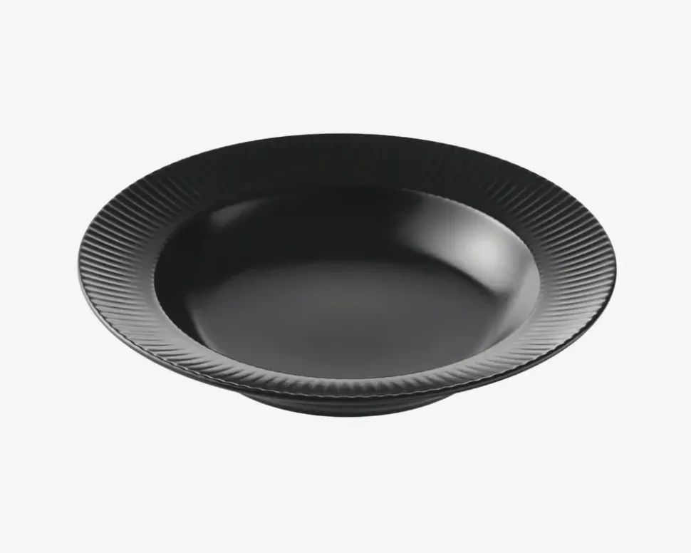 Groovy Suppe Tallerken Sort Ø23 cm